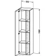 Пенал подвесной графит матовый L Duravit DuraStyle DS1249L4949