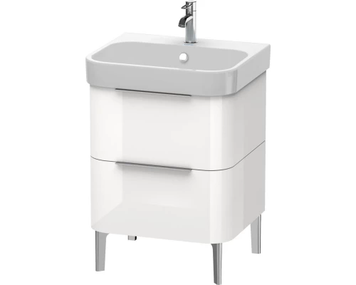 Тумба белый глянец 57,5 см Duravit Happy D.2 H2637102222