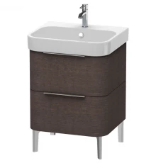 Тумба дуб темный брашированный 57,5 см Duravit Happy D.2 H2637107272