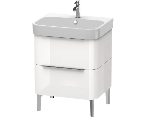 Тумба белый глянец 62,5 см Duravit Happy D.2 H2637202222