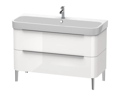 Тумба белый глянец 117,5 см Duravit Happy D.2 H2637502222