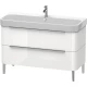 Тумба белый глянец 117,5 см Duravit Happy D.2 H2637502222