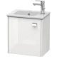 Тумба белый глянец 42 см Duravit Brioso BR4000L1022