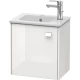 Тумба белый глянец 42 см Duravit Brioso BR4000L2222