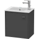 Тумба графит матовый 42 см Duravit Brioso BR4000L4949
