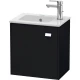 Тумба черный дуб 42 см Duravit Brioso BR4000L1016