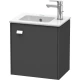 Тумба графит матовый 42 см Duravit Brioso BR4000R1049