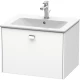 Тумба белый матовый 62 см Duravit Brioso BR400101018