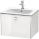 Тумба белый глянец 62 см Duravit Brioso BR400101022