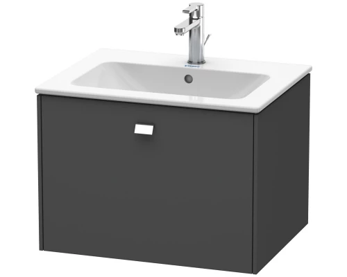 Тумба графит матовый 62 см Duravit Brioso BR400101049