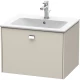 Тумба тауп матовый 62 см Duravit Brioso BR400101091