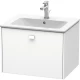 Тумба белый матовый 62 см Duravit Brioso BR400101818