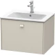 Тумба тауп матовый 62 см Duravit Brioso BR400109191