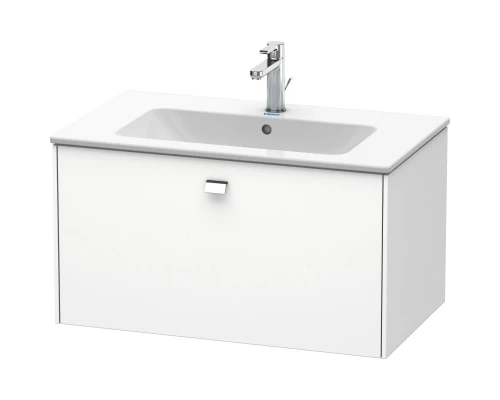 Тумба белый матовый 82 см Duravit Brioso BR400201018