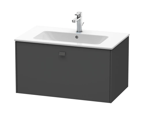 Тумба графит матовый 82 см Duravit Brioso BR400204949