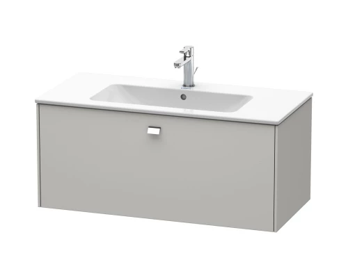 Тумба бетонно-серый матовый 102 см Duravit Brioso BR400301007