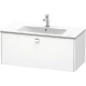 Тумба белый матовый 102 см Duravit Brioso BR400301018