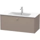 Тумба базальт матовый 102 см Duravit Brioso BR400304343