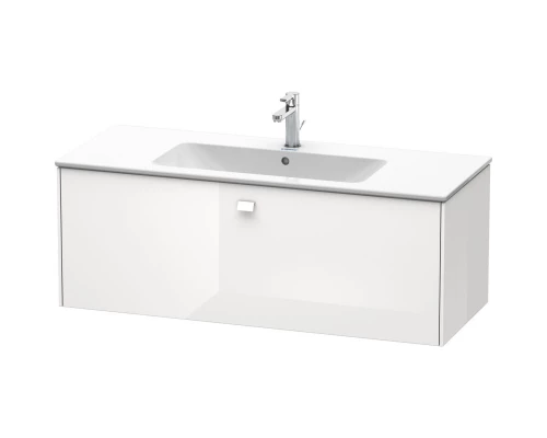Тумба белый глянец 122 см Duravit Brioso BR400402222