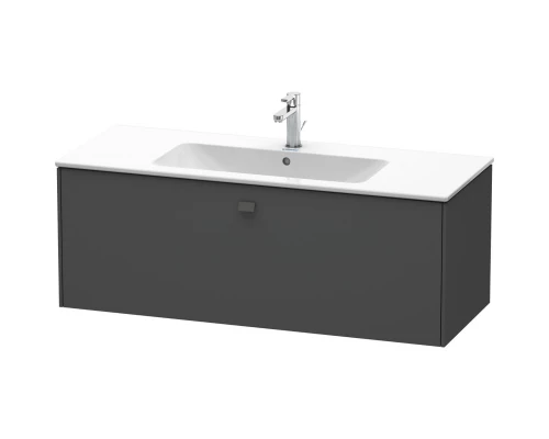 Тумба графит матовый 122 см Duravit Brioso BR400404949