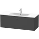 Тумба графит матовый 122 см Duravit Brioso BR400404949