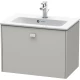 Тумба бетонно-серый матовый 62 см Duravit Brioso BR401000707