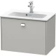 Тумба бетонно-серый матовый 62 см Duravit Brioso BR401001007