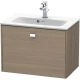 Тумба серый дуб 62 см Duravit Brioso BR401001035