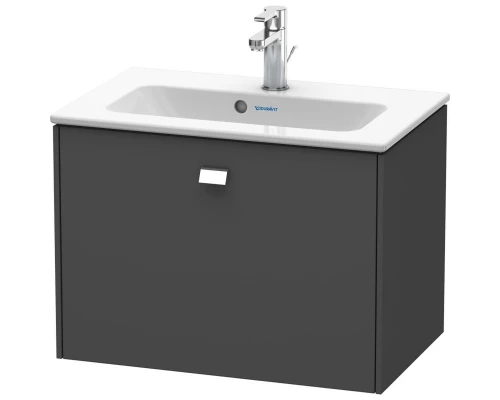 Тумба графит матовый 62 см Duravit Brioso BR401001049