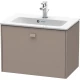 Тумба базальт матовый 62 см Duravit Brioso BR401004343