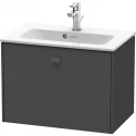 Тумба графит матовый 62 см Duravit Brioso BR401004949
