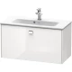 Тумба белый глянец 82 см Duravit Brioso BR401101022