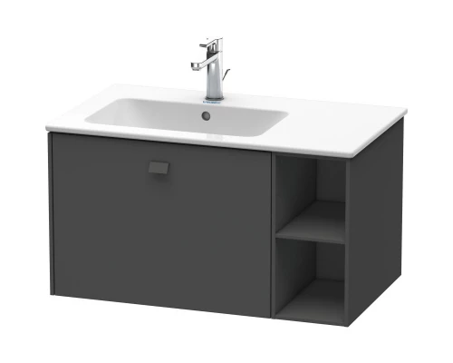 Тумба графит матовый 82 см Duravit Brioso BR401204949