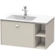 Тумба тауп матовый  82 см Duravit Brioso BR401209191