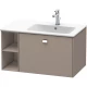 Тумба базальт матовый 82 см Duravit Brioso BR401401043