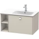 Тумба тауп матовый 82 см Duravit Brioso BR401401091
