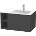 Тумба графит матовый 82 см Duravit Brioso BR401404949