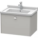 Тумба бетонно-серый матовый 67 см Duravit Brioso BR404101007