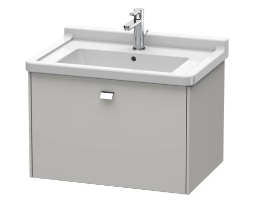 Тумба бетонно-серый матовый 67 см Duravit Brioso BR404101007