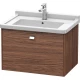 Тумба темный орех 67 см Duravit Brioso BR404101021