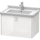 Тумба белый глянец 67 см Duravit Brioso BR404101022