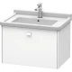 Тумба белый матовый 67 см Duravit Brioso BR404101818