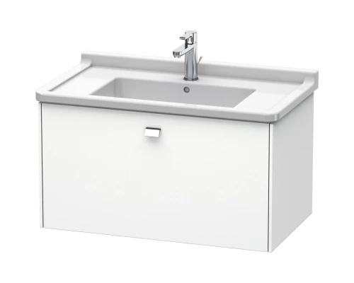 Тумба белый матовый 82 см Duravit Brioso BR404201018