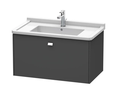 Тумба графит матовый 82 см Duravit Brioso BR404201049