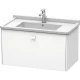 Тумба белый матовый 82 см Duravit Brioso BR404201818