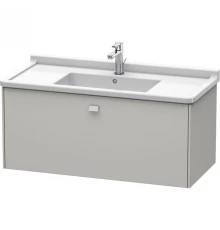 Тумба бетонно-серый матовый 102 см Duravit Brioso BR404300707