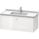 Тумба белый глянец 102 см Duravit Brioso BR404302222