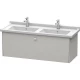 Тумба бетонно-серый матовый 122 см Duravit Brioso BR404400707