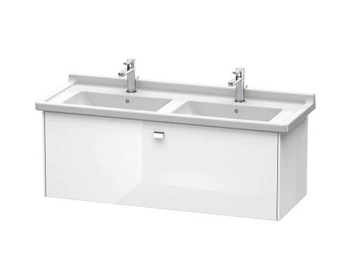 Тумба белый глянец 122 см Duravit Brioso BR404401022