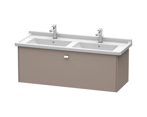 Тумба базальт матовый 122 см Duravit Brioso BR404401043